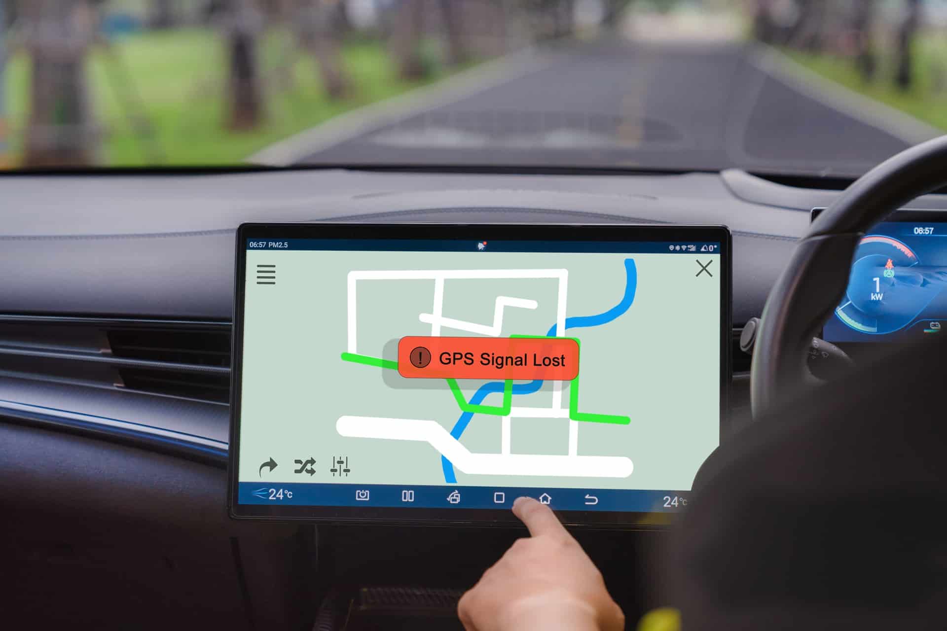 GPS-Navigation im Auto zeigt Signalverlust | Schreckschusswaffen kaufen
